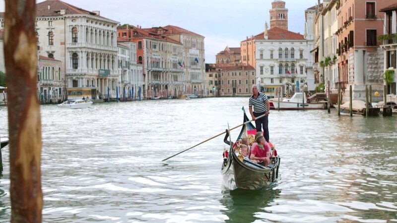 Gondoliere in Venedig. – Bild: ZDF und SWR