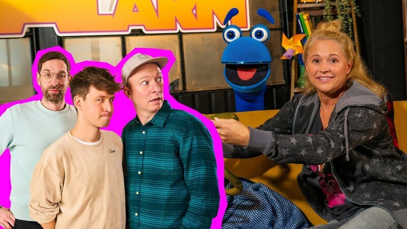 Mit einem Scherz und dem Song April, April wollen das SingDing und Deine Freunde Singa mal so richtig reinlegen. Ob ihnen das gelingt? – Bild: ZDF/​Tim Bornemann