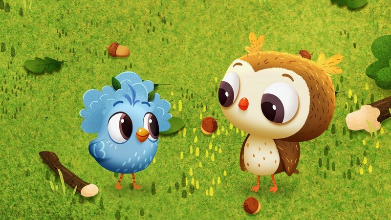 Im Forest Camp ist nach einem heftigen Sturm die große, alte Eiche umgestürzt. – Bild: KiKA /​ Sixteen South & Letko