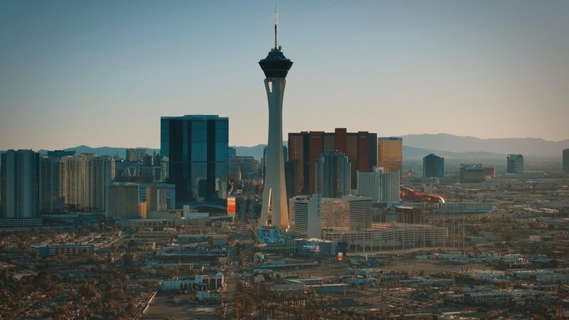 Drohnenaufnahme vom Strip in Las Vegas – Bild: RTL