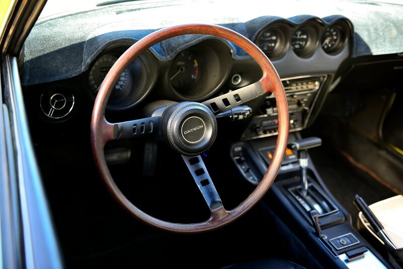 Datsun 240Z, close up of steering wheel. – Bild: Richard Heeley /​ Discovery Communications /​ Attaboy