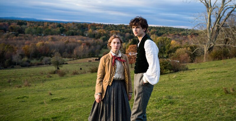 Saoirse Ronan (Jo March), Timothée Chalamet (Theodore ‚Laurie‘ Laurence). – Bild: ORF/​Sony Pictures/​Wilson Webb
