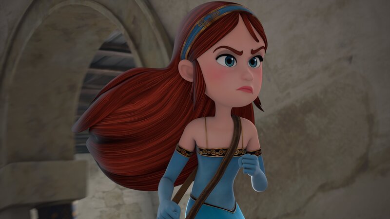 Prinzessin Marian setzt sich für ihre Freunde ein. – Bild: Method Animation – ZDF /​ ZDF Studios