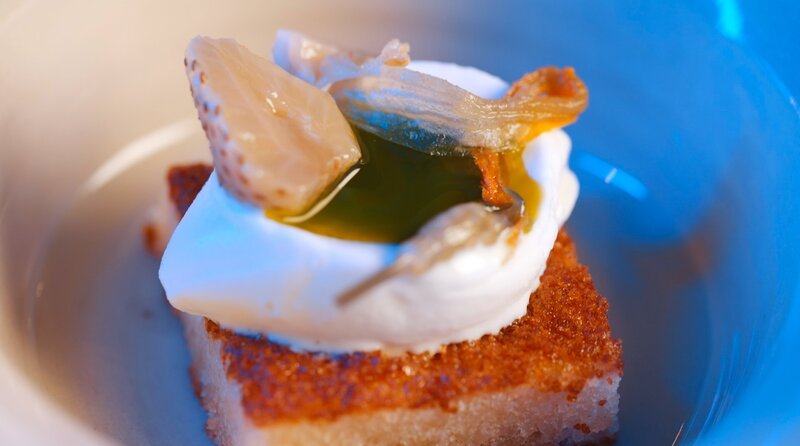 Madeleine-Joghurt-Eingelegtes von Isabelle Pering (bellasLOKAL, Bad Soden). – Bild: hr