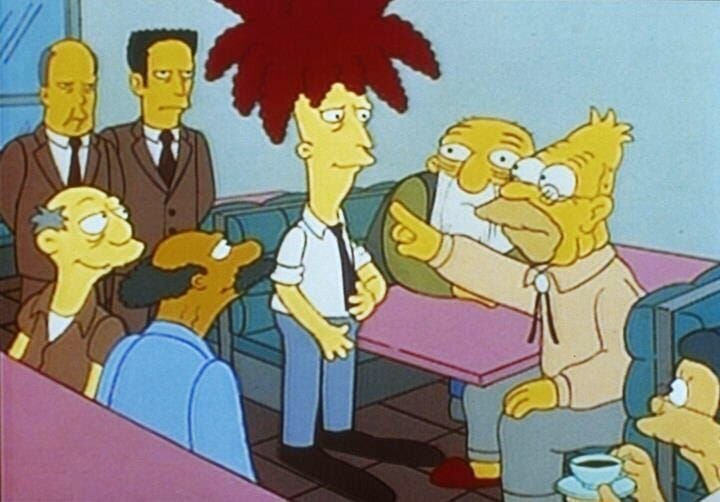 Grandpa verlangt vom Bürgermeisterkandidaten Bob, dass er sich um die Alten kümmert. – Bild: PR7; ProSieben Media AG