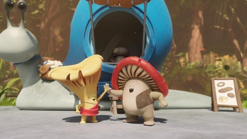 l-r:  Lilit, Mush-Mush – Bild: Mush – Mush & the Mushables – La Cabane Productions – Thuristar – Cake Entertainment