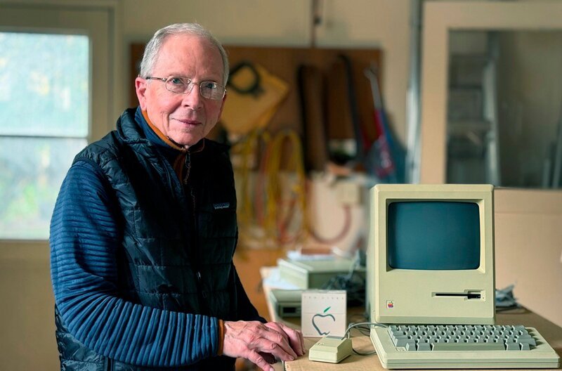 SÜDWESTRUNDFUNK Die Apple-Story – Eine Vision verführt die Welt Robert Belleville: Chef-Ingenieur im Macintosh-Team und Wegbegleiter von Steve Jobs. – Bild: SWR/​Annette Baumeister