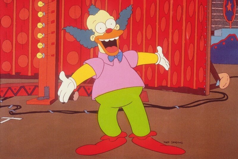 Bei seiner Abschiedsansprache sagt Krusty der Clown einfach mal die Wahrheit – und reißt damit das Publikum zu Lachsalven hin. Daraufhin ist klar: Krusty muss einfach weitermachen … – Bild: ProSieben MAXX
