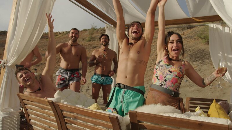 v.li.: Blake Horstmann, James Tindale, Luis „Potro“ Caballero, Ricardo Salusse, Angelina Pivarnick. – Bild: MTV