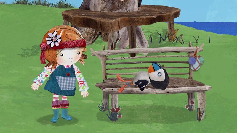 Puffin schläft lieber, als Lily bei der Schatzsuche zu helfen. – Bild: KiKA/​Sixteen South