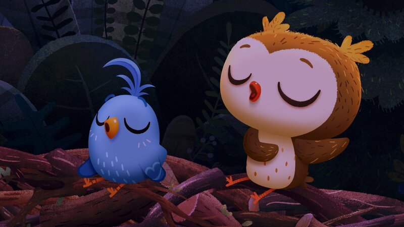 Odo hilft Doodle dabei, ihre ganz eigene Stimme zu finden. – Bild: KiKA/​Sixteen South & Letko