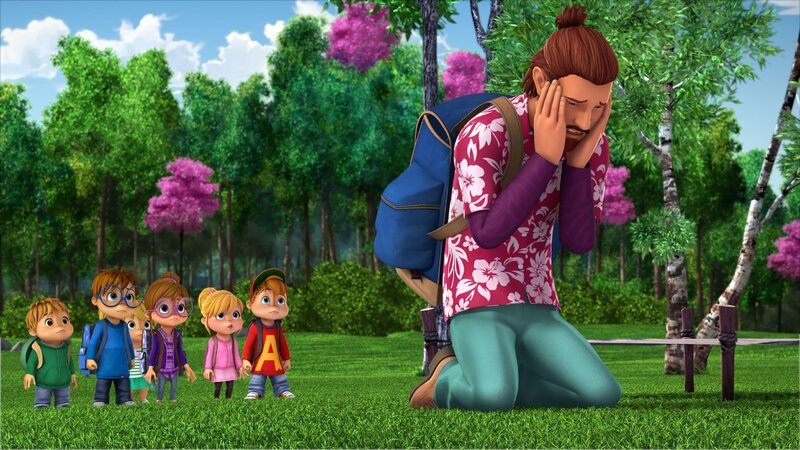 Als die Chipmunks sich über die Zustände im Sommercamp beschweren, klagt Auggie ihnen sein Leid. Er ist der ewige Konkurrent seines Bruders. Also beschließen die Chipmunks, Auggies Anlage aufzupeppen.  +++ – Bild: Das Sommer-Camp /​ Wer ist wer? /​ TM & © Bagdasarian Productions, LLC.