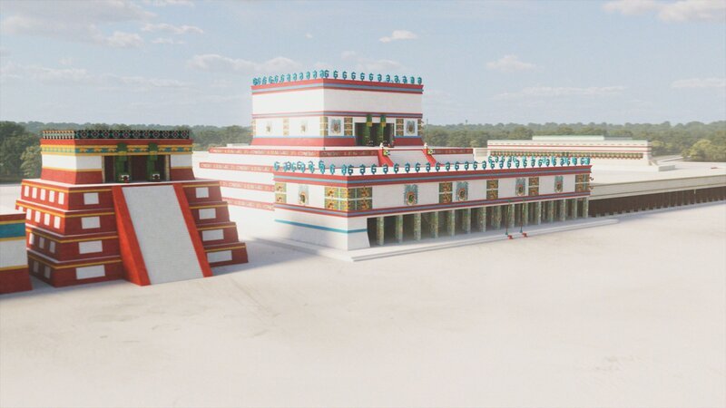 3D-Modell einer antiken Stadt – Bild: THE HISTORY CHANNEL /​ PERNELMEDIA