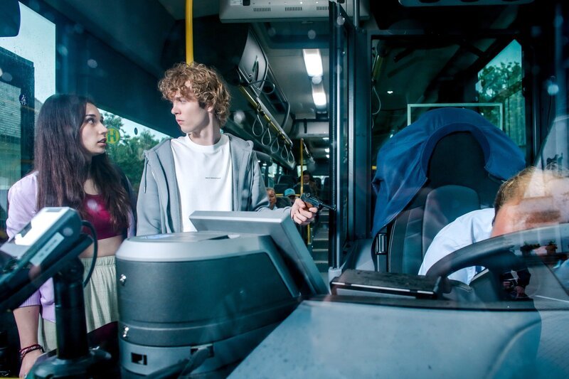 v.li.: Patricia Kilb (Annalena Hochgruber), Manuel Wallner (Lino Gaier), Konrad Seidl (David Jakob) – Bild: ORF/​Satel Film/​Stefan Haring