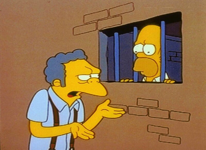Moe verspricht Homer, ihn aus dem Gefängnis zu holen. – Bild: PR7; ProSieben Media AG