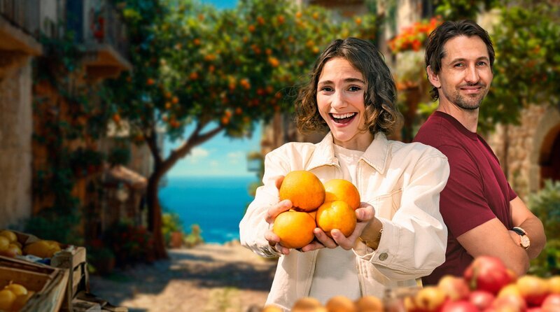 Neues Doku-Format mit Food-Influencerin Maya Leinenbach, bekannt als @fitgreenmind, und Ex-Fußball-Profi René Adler. – Bild: SR/​Story House Prod. GmbH/​Duncan Kendall