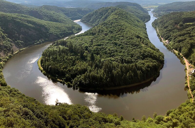 Die Saarschleife. – Bild: HR/​Monika Birk