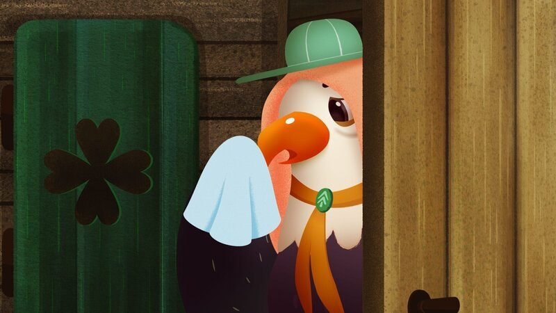 Der Campleiterin geht es gar nicht gut. Sie ist sehr erkältet und braucht Ruhe. – Bild: SWR/​Akkord Film/​KiKA/​NDR/​HR/​SERU Animarion/​2 Minutes SAS/​FormArt Dakor Bt.