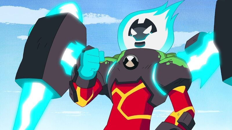 Omni-Enhanced Heatblast. – Bild: The Cartoon Network, Inc. A Time Warner Company.