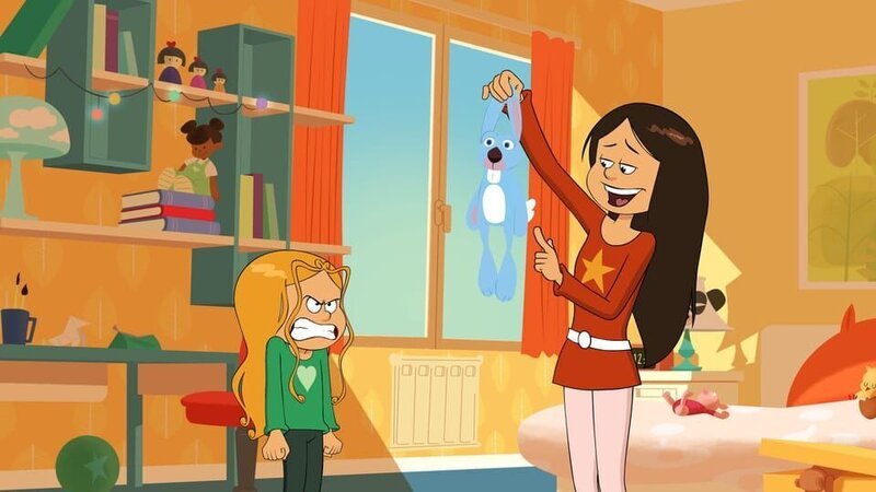 Marine ist wütend auf Wendy, die ihren blauen Hasen weitergeben wollte. – Bild: NDR/​BAMBOO PRODUCTION – SAMKA PRODUCTIONS