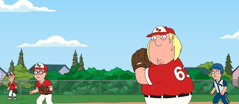 Durch einen glücklichen Zufall wird Chris zum Baseballtraining eingeladen. Gut, dass er einen trainierten rechten Arm hat. – Bild: Fox