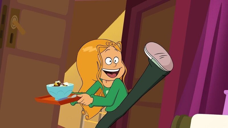 Marine bringt Wendy ihr Spezial-Frühstück. – Bild: NDR/​BAMBOO PRODUCTION – SAMKA PRODUCTIONS