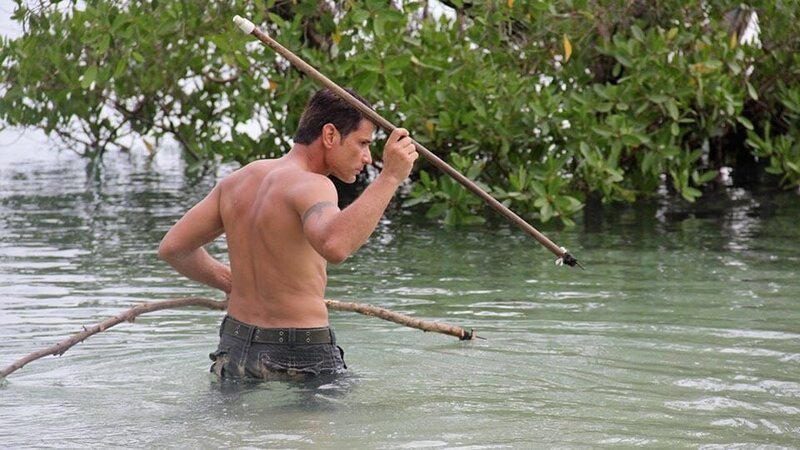 Myke in water. – Bild: DMAX