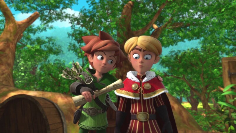 Prinz John hat sein Gedächtnis verloren und will neuer Rekrut in Robins Bande werden. – Bild: Method Animation – DQ Entertainment International