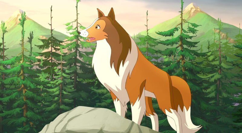 Lassie ist stets hilfsbereit. – Bild: ZDF/​Classic Media/​DC Entertainment/​Superprod