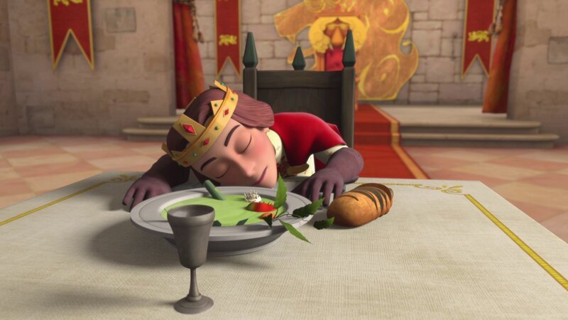 Ein Schlafmittel hat König Richard außer Gefecht gesetzt. – Bild: ZDF und © 2018 – Method Animation – DQ Entertainment Intern