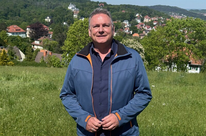 Axel Bulthaupt unterwegs am Rennsteig. – Bild: MDR