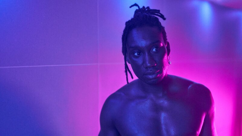 In einer Schwulensauna trifft Jules (Nathan Stewart-Jarrett) unerwartet Preston wieder, der ihn wenige Monate zuvor brutal und aus homophoben Gründen zusammengeschlagen hat. – Bild: Honorarfrei – nur für diese Sendung inkl. SocialMedia bei Nennung ZDF und Rory Murphy.