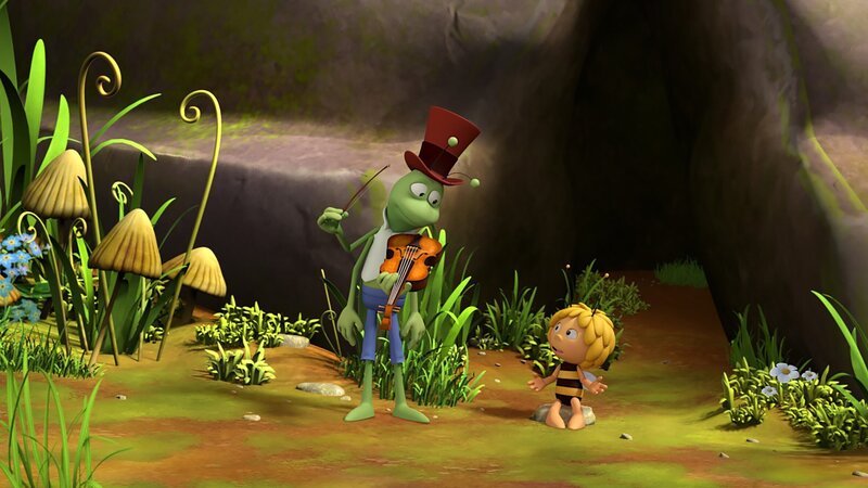 Maja sucht Rat bei Flip. – Bild: ZDF/​Studio100 Animation