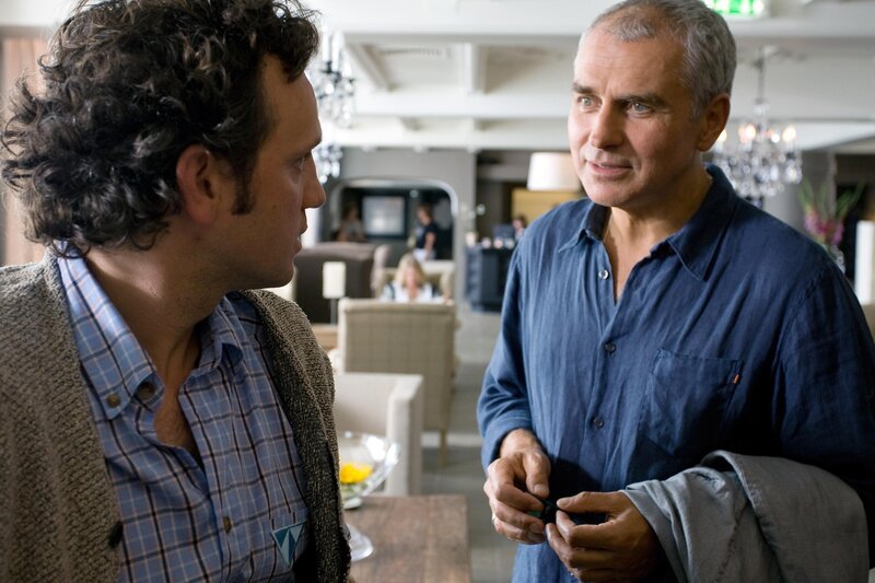 (v.li.): Hansa Czypionka (Klaus Rembart), Roland Silbernagl (Elmar Esterbauer). – Bild: ORF/​BEO-Film/​Stella von