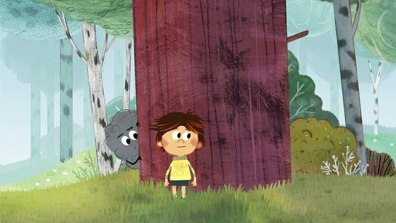 Karl hat großen Kummer. Nun wird er auch noch von diesem seltsamen Wolken-Wesen verfolgt. – Bild: ZDF/​Wolkenlenker