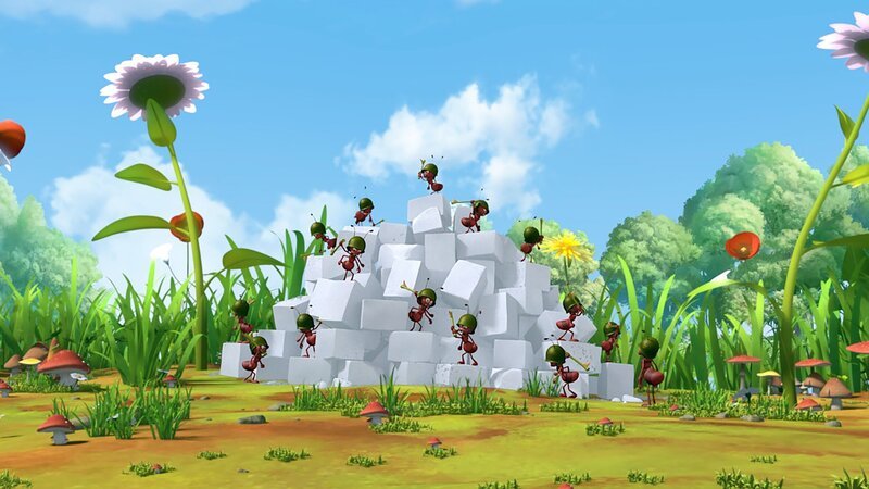 Der Schatz der Ameisen. – Bild: ZDF/​Studio100 Animation