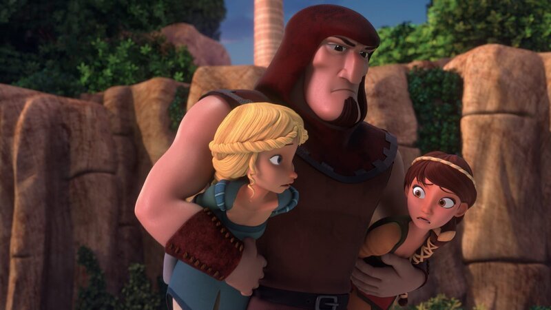 Lisa und Bianca werden von einem Räuber verschleppt. – Bild: HR/​Grupo Alcuni