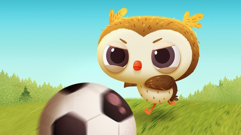 Odo gründet eine Fußballmannschaft nur für kleine Vögel und stellt sich mit seinem Team einem Spiel gegen die Großen. – Bild: KiKA/​Sixteen South & Letko