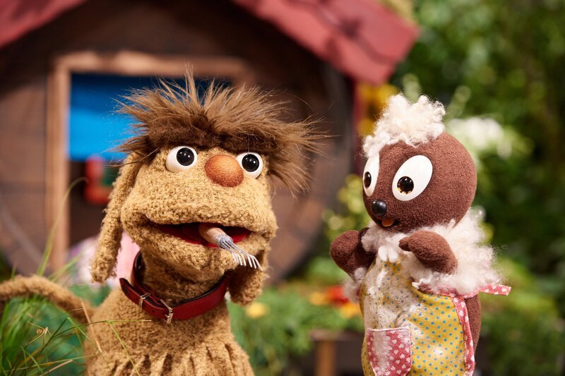 Moppi hat aus Versehen Pitti und Schnatterinchen seine Hilfe versprochen. – Bild: rbb/​Trikk17