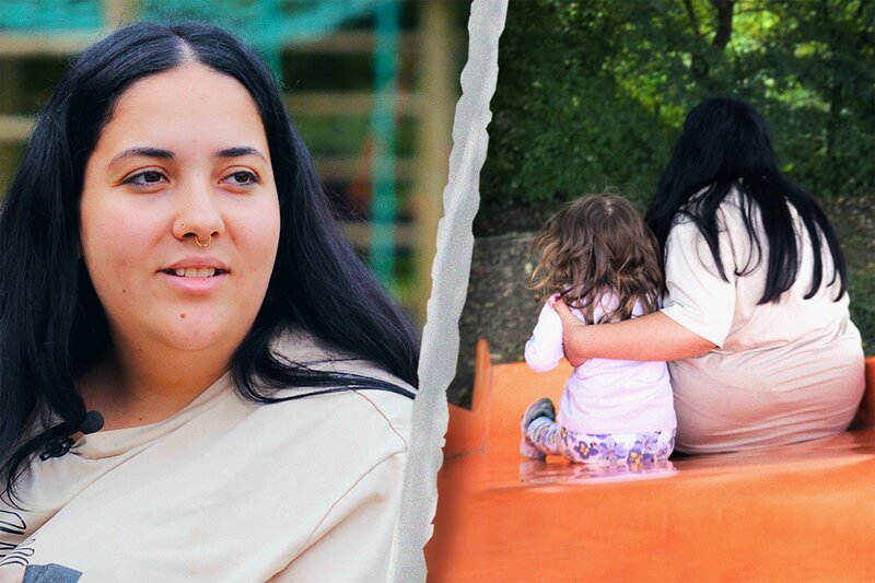 Leben am Existenzminimum - Wie Nadja mit 2677 Franken im Monat auskommt. Die 24-jährige Nadja zeigt auf Social Media offen ihr Leben am Existenzminimum. – Bild: SRF