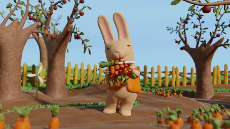 Bio mit seiner Karottenflöte – Bild: hr/​Miam/​Autour de minuit