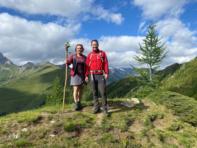 Inge Egger, Alexander Rüdiger – Bild: ORF/​Alpinfilm/​Markus Raich
