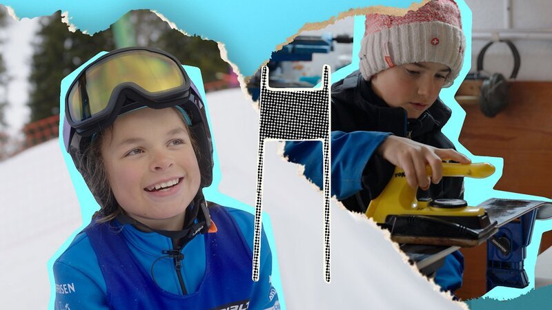 Endlich ist es soweit: Das grosse Skirennen, worauf sie seit Wochen trainiert haben, findet heute statt. – Bild: SRF /​ SRF