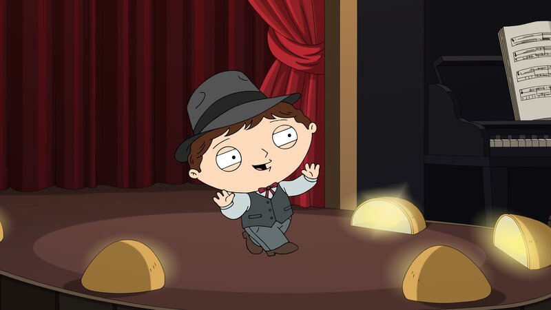 Im Buch „Von Menschen und Mäusen“ stellt Stewie den Charakter George dar. Doch dieser hat eine düstere Seite … – Bild: Fox