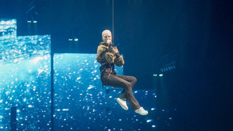 Stefanie Heinzmann probt ihre Choreografie für Art on Ice; Kulturplatz Stefanie Heinzmann – Höhenflug bei Art on Ice – Bild: SRF