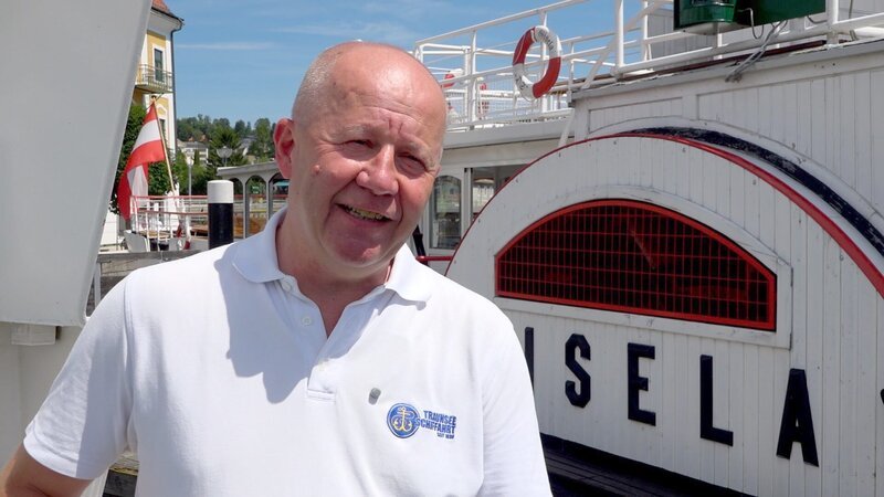 Karlheinz Eder, Traunseeschifffahrt. – Bild: ORF