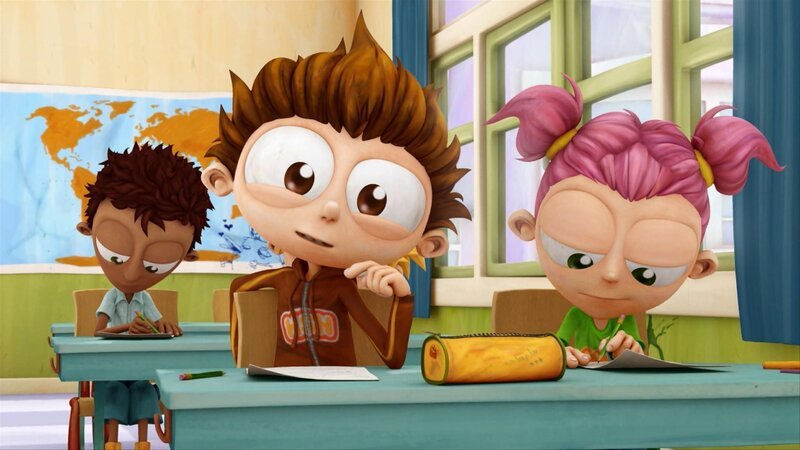 Als Becky Angelo seinen Lieblingskuchen vor der Nase wegschnappt, ist das Maß voll.  +++ – Bild: Maximus Moglerus /​ © Cake Entertainment