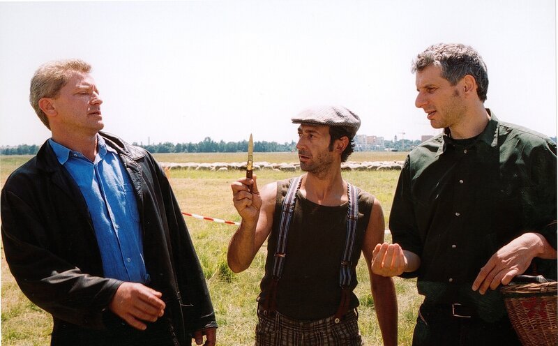 Von links: Ivo Batic (Miroslav Nemec), Giuseppe Santini (Claudio Caiolo) und Franz Leitmayr (Udo Wachtveitl). – Bild: klick Erika Hauri /​ Bayerischer Rundfunk