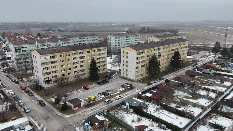 Die Robert-Stolz-Siedlung ist eine von 35 Gemeindebauten, die in Wiener Neustadt verkauft werden. – Bild: ORF