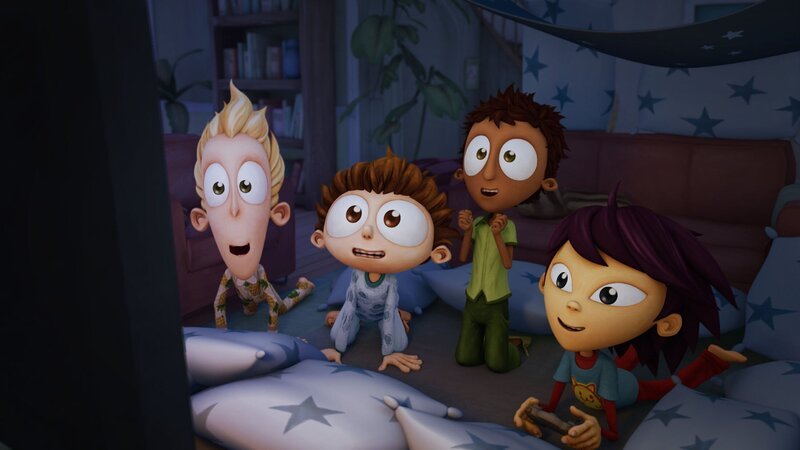 Die Jungs schmeißen eine Übernachtungsparty. Damit es ein möglichst cooler Abend wird, müssen einige Regeln beachtet werden. – Bild: Cake Entertainment